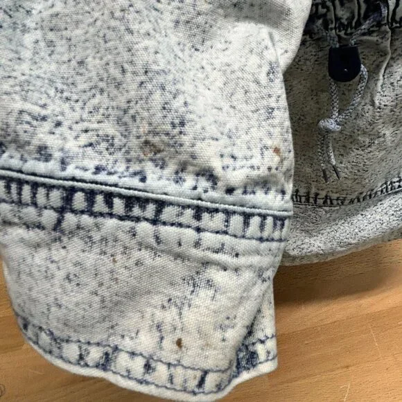 Vintage Acid Wash Denim Jacket East West by The Panda Group Oversized Sz Medium - Picture 8 of 16